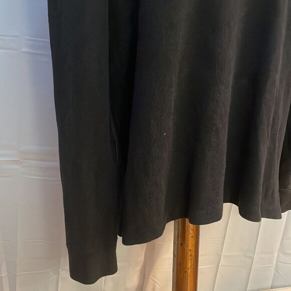 Large Ralph Lauren Blue Label black long sleeve 1/4 zip pullover sweater - Picture 8 of 16